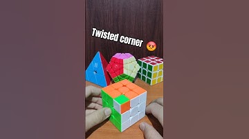 twisted corner #rubikscube #cubing #speedcubing #shorts