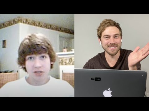 Reacting to my First YouTube Video