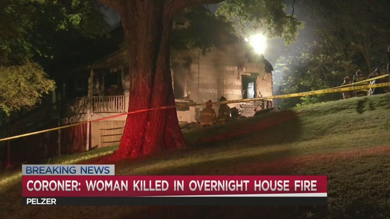 Woman killed in overnight house fire - YouTube