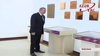 President Ilham Aliyev Inaugurated Flag Museum In Sabirabad