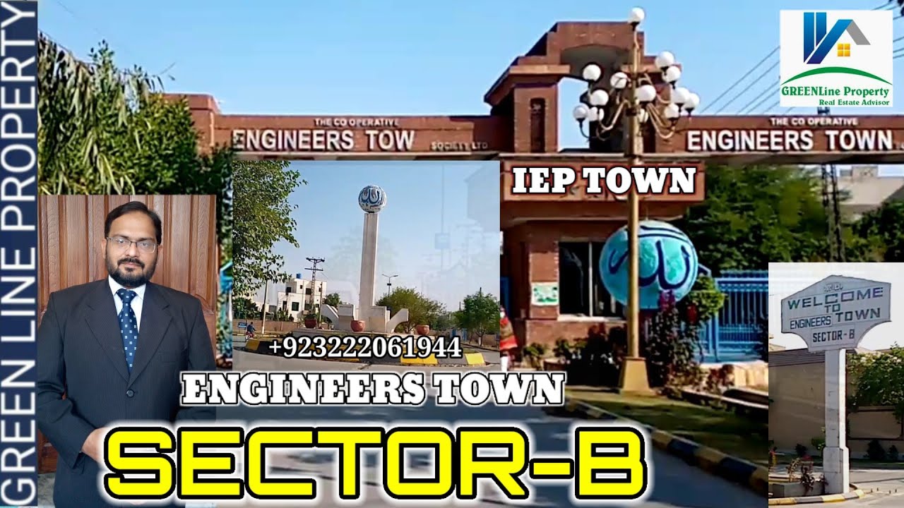 Engineers Town Sector-B | IEP Town Lahore | Near Wapda Town | 0092322 2061944 | GREENLine Property