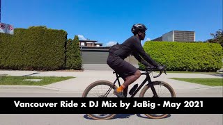 Deep House DJ Mix By JaBig + Vancouver Bicycle Ride from Jericho Beach to Science World