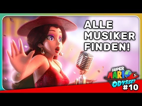 Video: Super Mario Odyssey - Die Band Zusammenbringen: Orte Für Bandmitglieder, An Denen Schlagzeuger, Bassist, Gitarrist Und Trompeter Zu Finden Sind