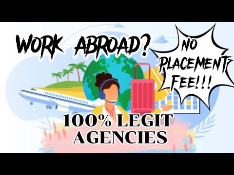 100% LEGIT AGENCIES|| WORK ABROAD|| OFW/TRAINEES|| NO PLACEMENT FEES|| POEA LICENSED