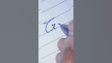 How To Write "Crow" In Cursive Handwriting