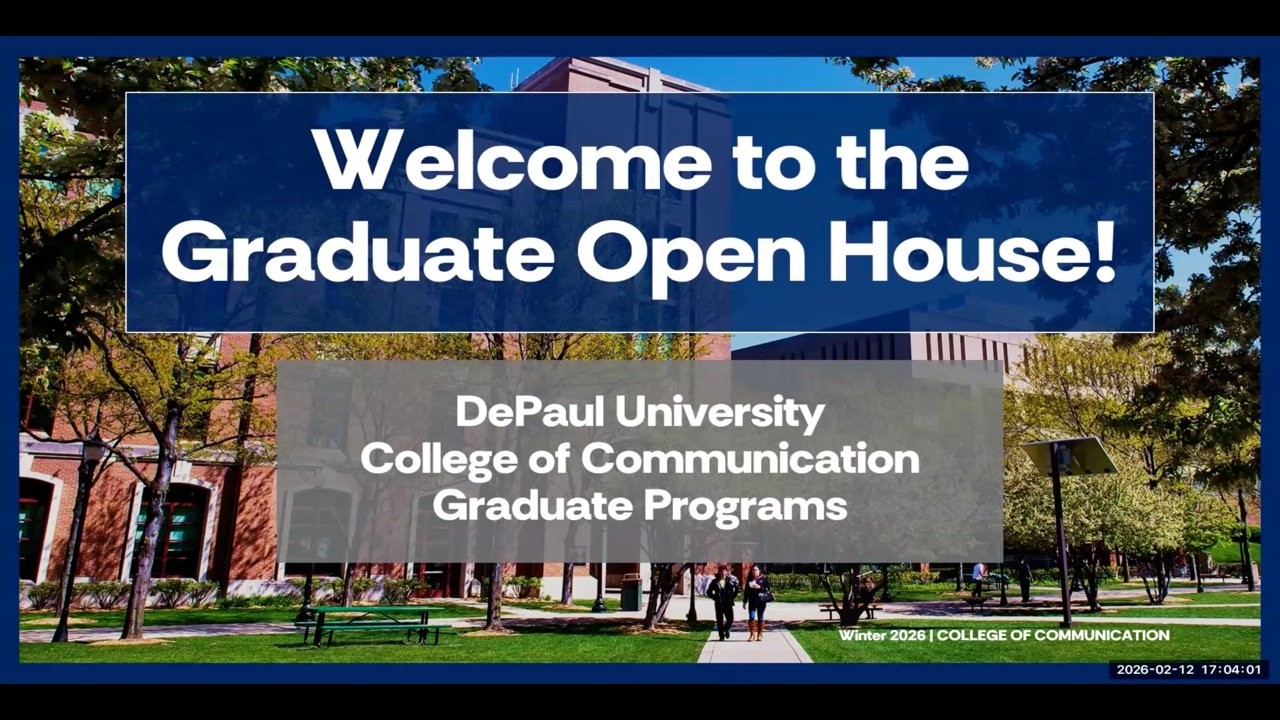Open House - DePaul University College of Communication