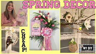 Dollar Tree Tulip Wreath | String Eggs | Spring Decorations DIY