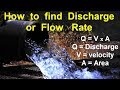 What is Discharge or Flow rate || With Example