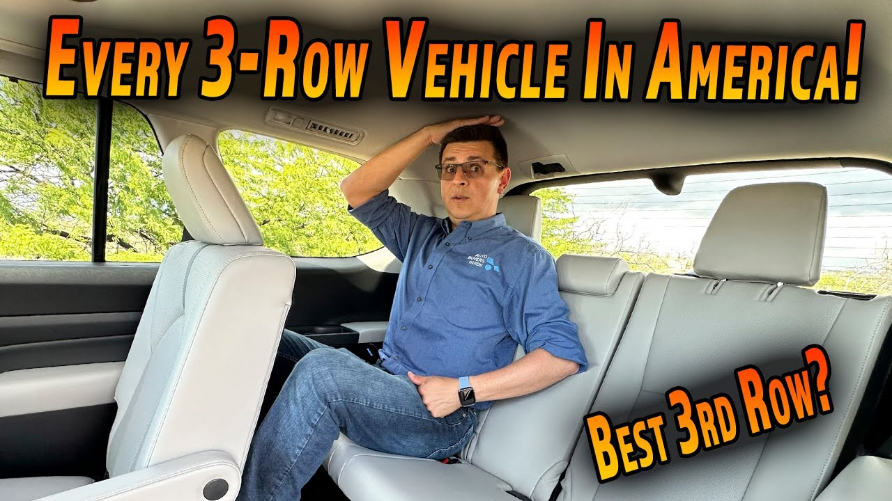 Every 3 Row Vehicle In America Compared! Find The Best Family Hauler For  You - YouTube