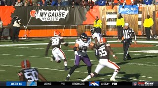 Lamar Jackson Injury vs. Browns