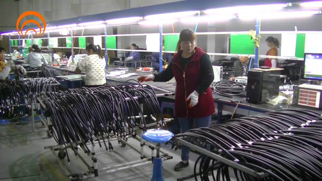 Cable Assembles production line YouTube