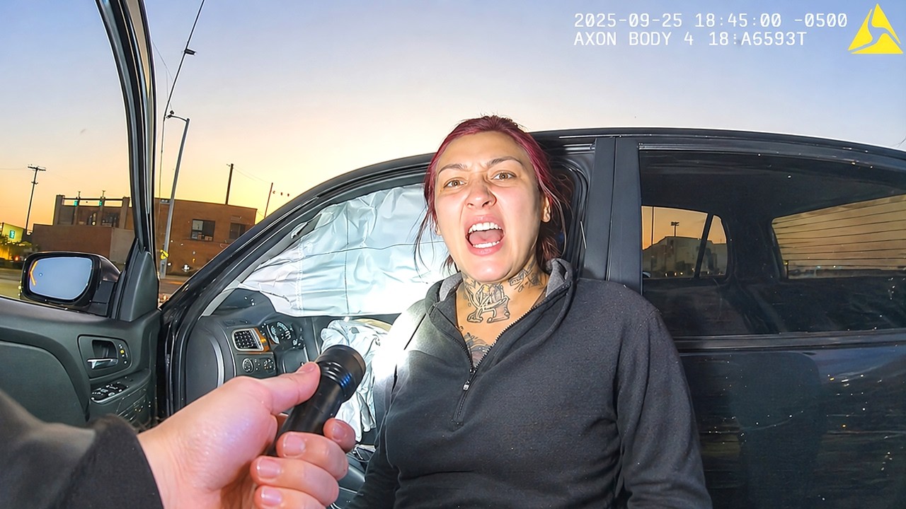 US Army Worker Goes Nuts After Hit And Run Arrest - YouTube