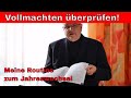 Zum Jahreswechsel: Vollmachten und Verfügungen überprüfen!