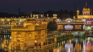 Golden Temple Amritsar Night Walking Tour With Waheguru Simran 4K Video With Drone Short#amritsar screenshot 4