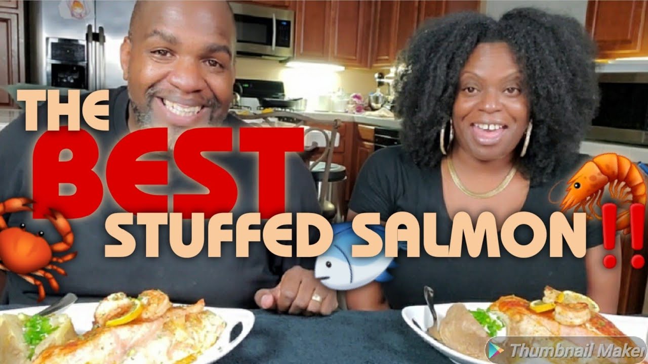 BEST STUFFED SALMON🐟 Inspired by Stove Top Kisses😘 YouTube