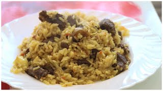 Рассыпчатый плов с бараниной / Crumbly pilaf with lamb