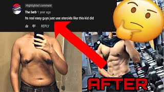 Reacting To My &quot;Weight Loss Transformation&quot; Comments!