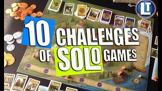 TOP 10 CHALLENGES For The SOLO Gamer / What Are The Challenges Of SOLITAIRE PLAY?