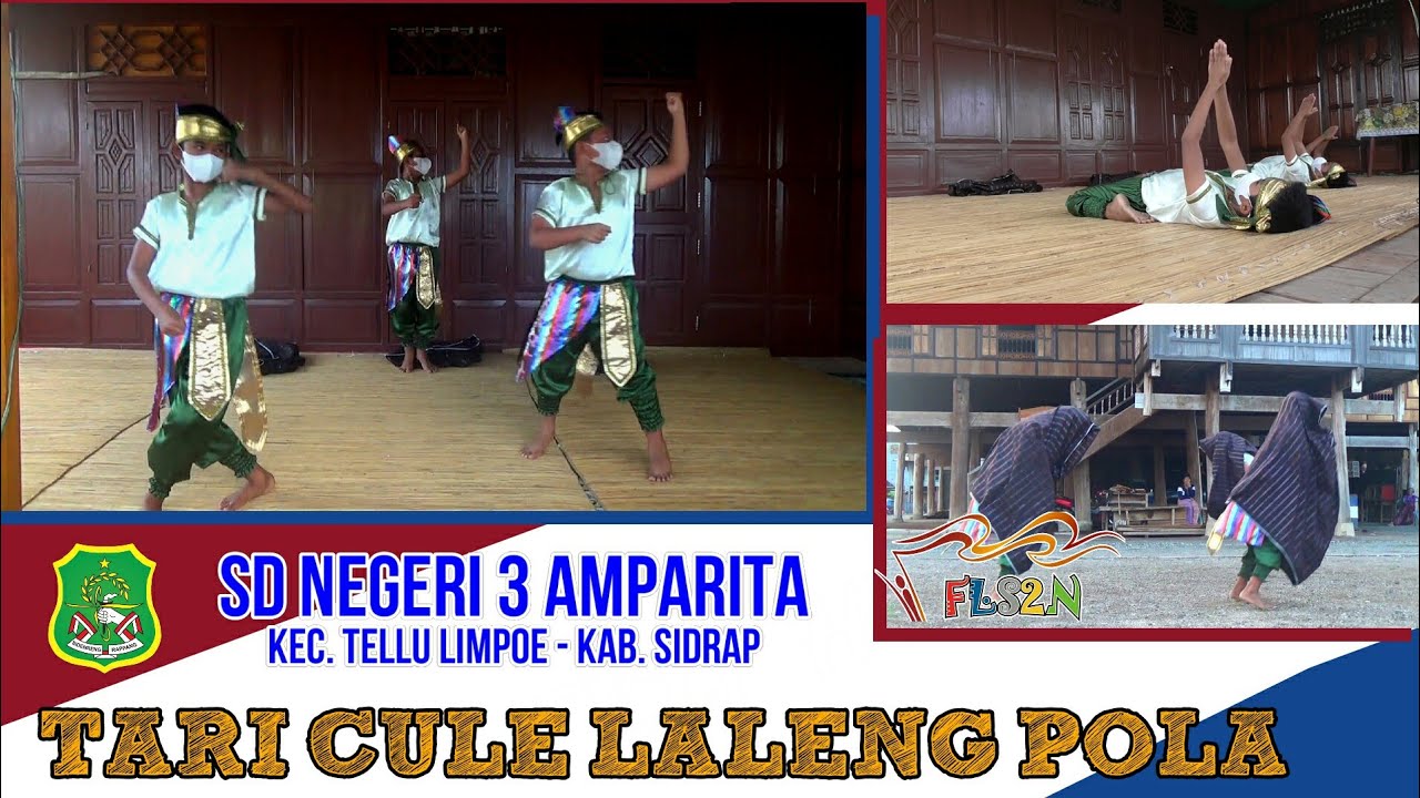 Tari Cule Lalempola persembahan dari murid-murid SDN 3 Amparita