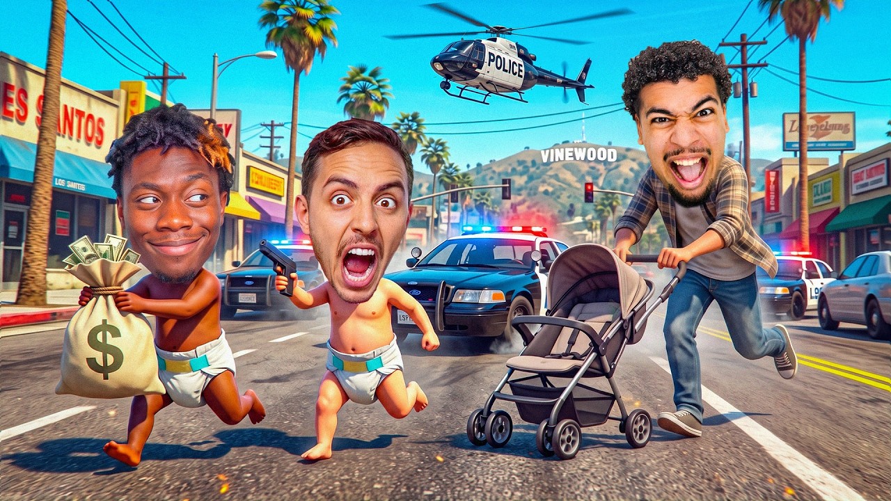 Je Deviens PAPA des PIRES Enfants sur GTA !