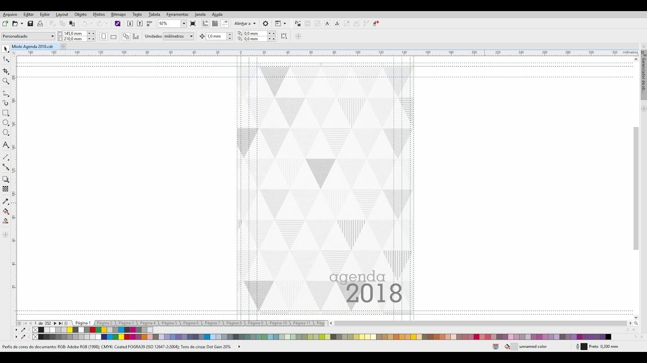 Como Hacer Una Agenda En Corel Draw