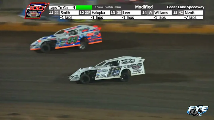 Cedar Lake Speedway 9/18/21 Modified Final Laps