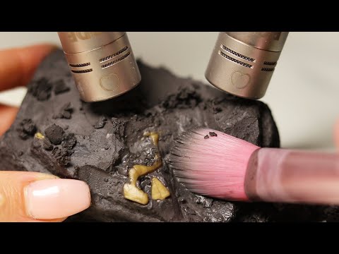 ASMR Water Brushing & Soft Carving 💦⛏