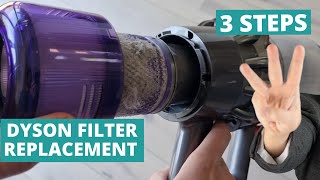 Easy Dyson Filter Replacement (V10, V11, V15) by Vacuumtester
