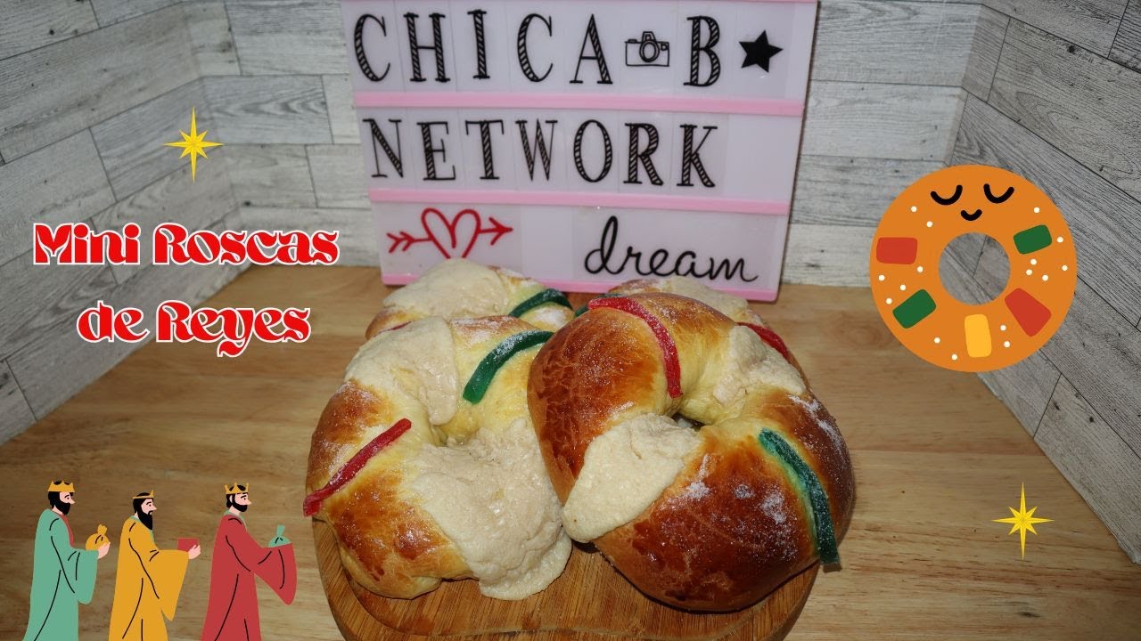 Mini Roscas de Reyes
