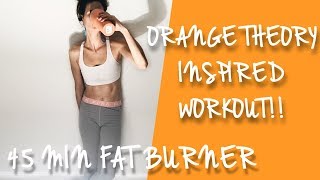 Orangetheory Inspired Workout (FROM HOME!!!!) | BURN MAJOR CALORIES!!