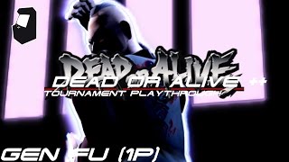[Arcade] Dead Or Alive++. Arcade Mode. Plauthrough. Gen Fu[1P]