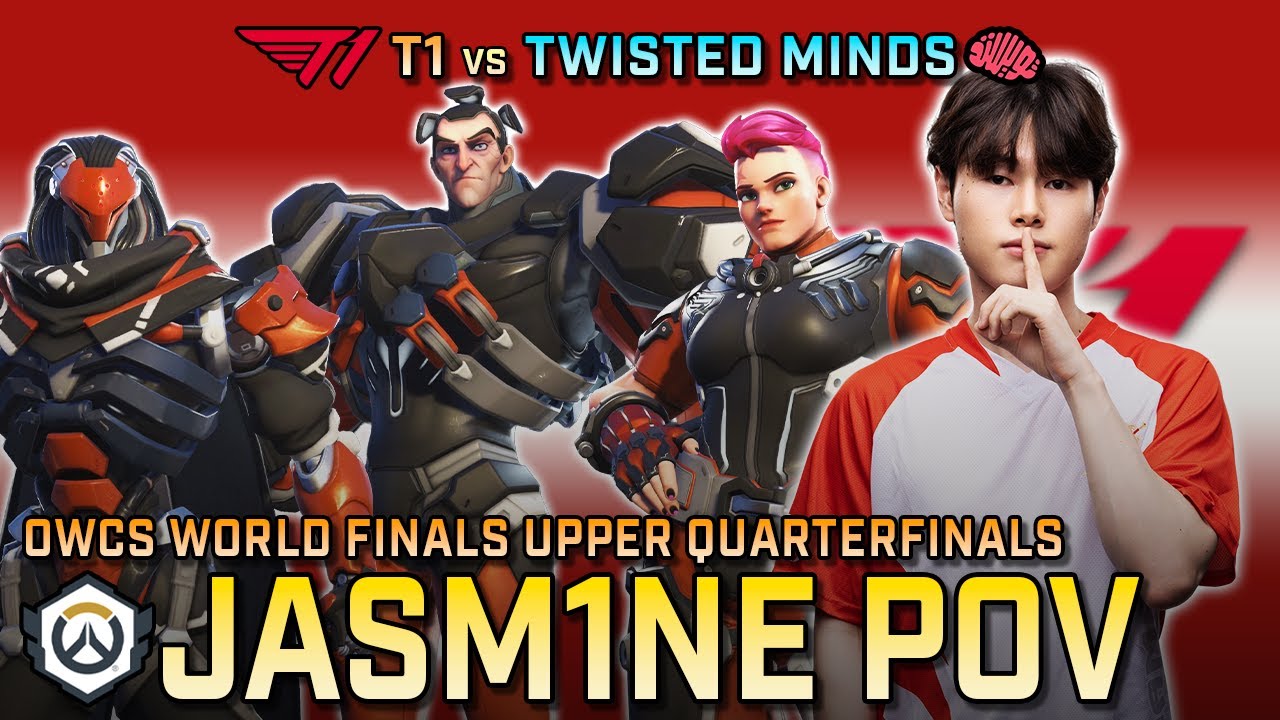 [ Jasm1ne ] CRAZY Sigma | T1 vs Twisted Minds | OWCS World Finals Upper Quarterfinals