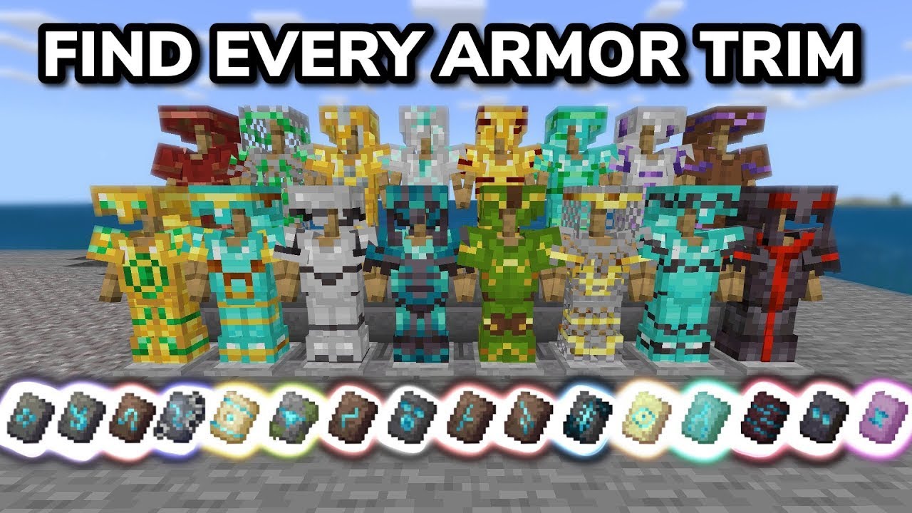colllecting all type of armor trim 😨😨{day 15}