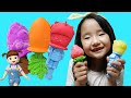 수지vs엄마 대결 승자는?? 콩순이 과일 아이스크림 만들기 요리놀이 Suji VS Mom making fruit ice cream challenge