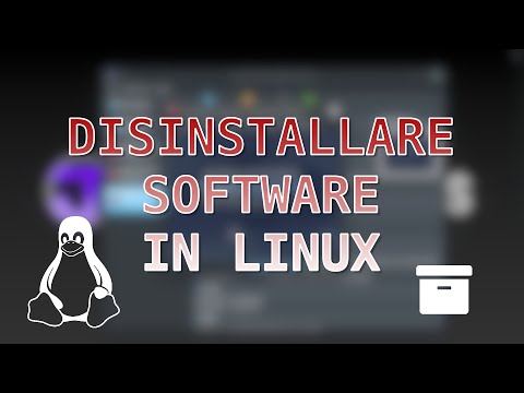 Disinstallare Software in Linux