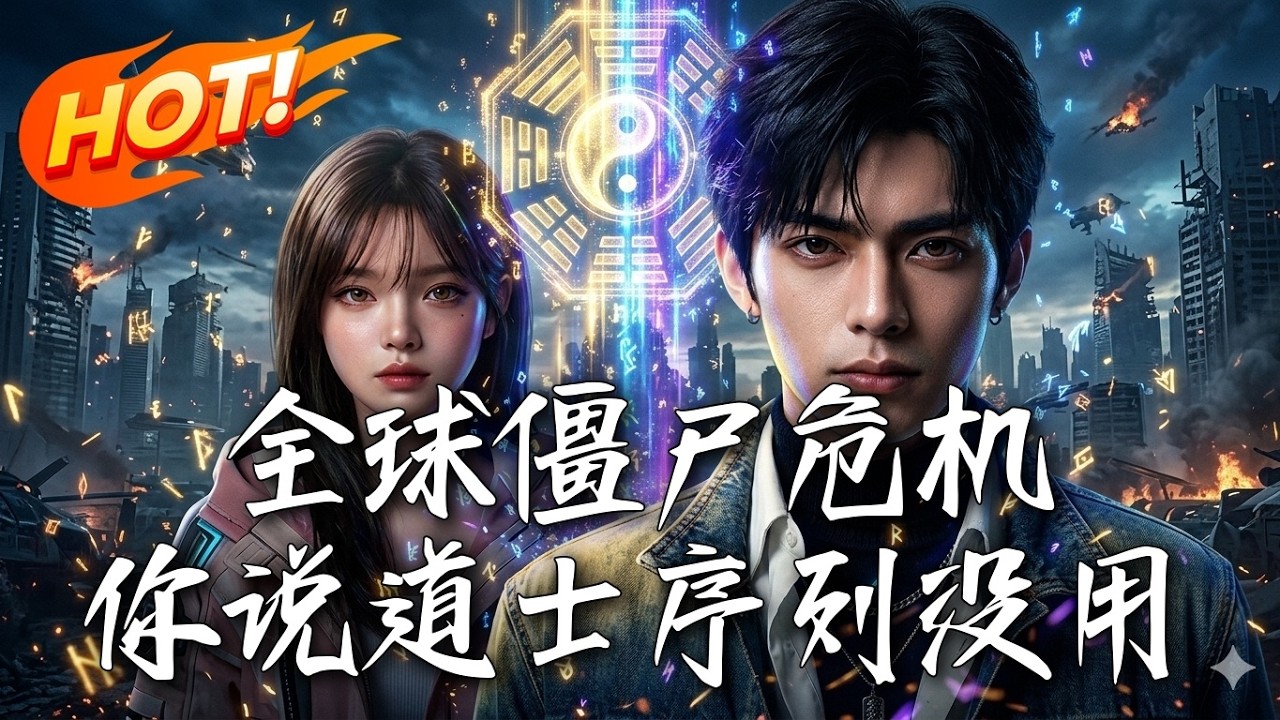 廢物道士覺醒，五雷符轟殺百萬屍潮