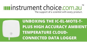 Unboxing the IC-EL-MOTE-T-Plus High Accuracy Ambient Temperature Cloud-Connected Data Logger