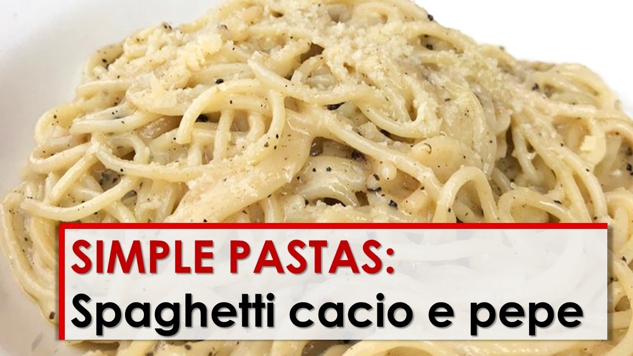 Simple Pastas: Spaghetti Cacio e Pepe | Lidia Bastianich
