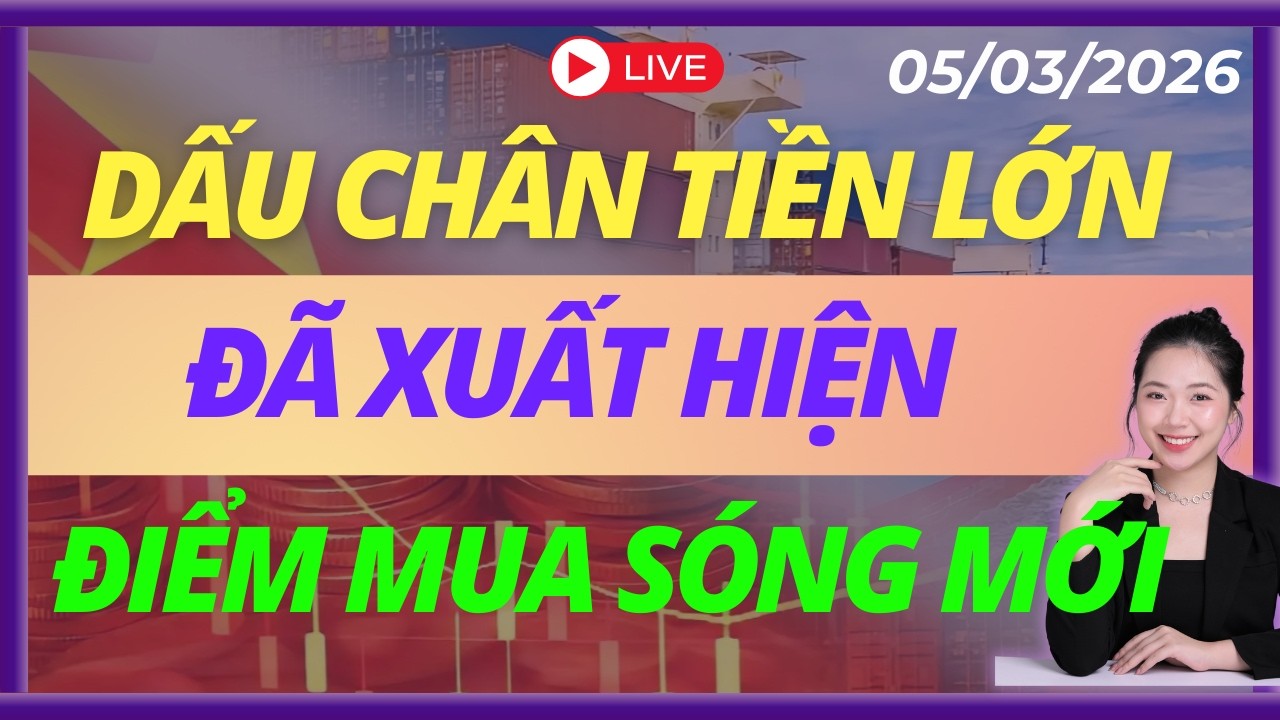 ĐÃ XUẤT HIỆN ĐIỂM MUA SÓNG MỚI, VNINDEX TẠO ĐÁY ? | LIVESTREAM | DAILY