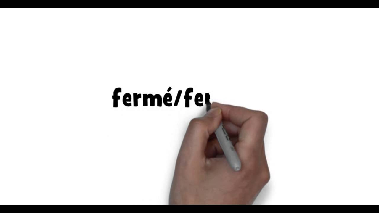 French Pronunciation How To Say Closed In French Mp4 Avi YouTube