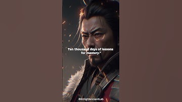 Miyamoto Musashi - Mastery #shorts #motivationalspeech #shortsvideo #shortsviral #short #quote