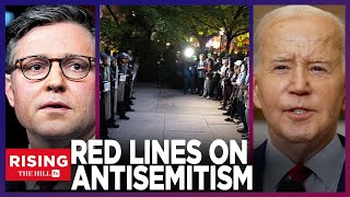 'FEROCIOUS SURGE' In Anti-Semitism Unites Biden and GOP Speaker Johnson