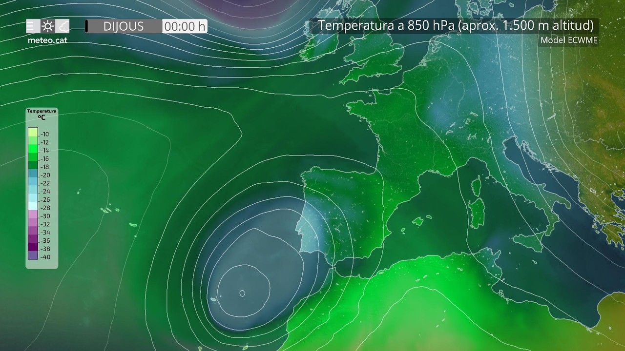 Predicció meteorològica per a dilluns 06-04-2026