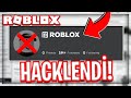 ROBLOX ANA HESABI HACKLENDİ !! (TÜM BİLGİLER) | Roblox Hacked | Roblox Türkçe