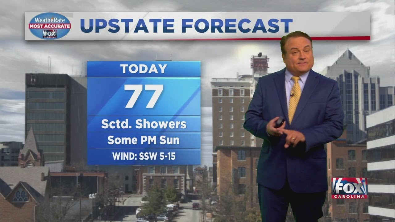 Scattered showers today, heavy rain expected Tuesday - YouTube