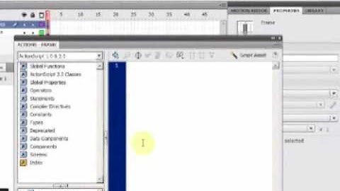 Actionscript: Animacion Flash sin tweening