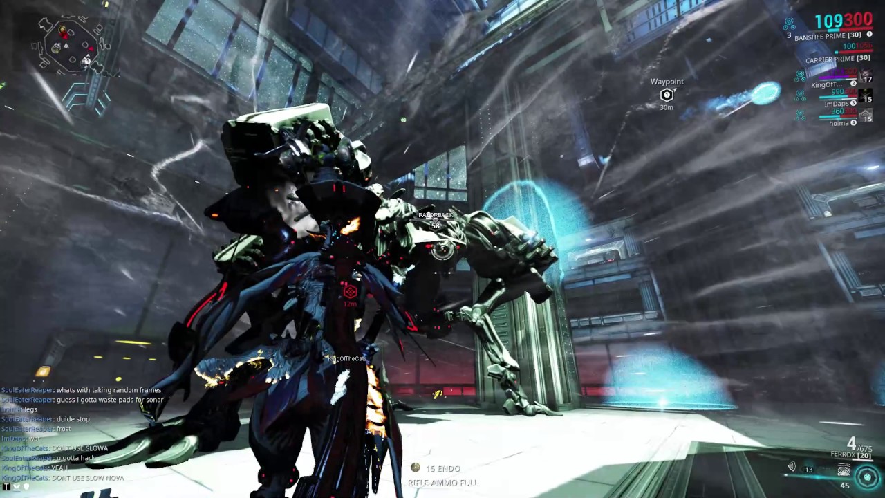 Warframe first razorback fight.... and a bad one - YouTube