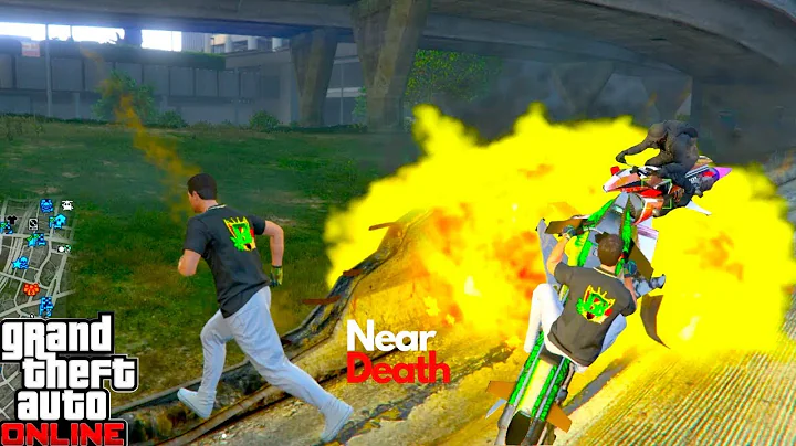 Near Death Funny Moments GTA 5 Online Tryhards Oppressor MK2 VS Oppressor MK2