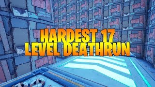 Hardest 17 Level Deathrun (Fortnite Creative Map + Code)