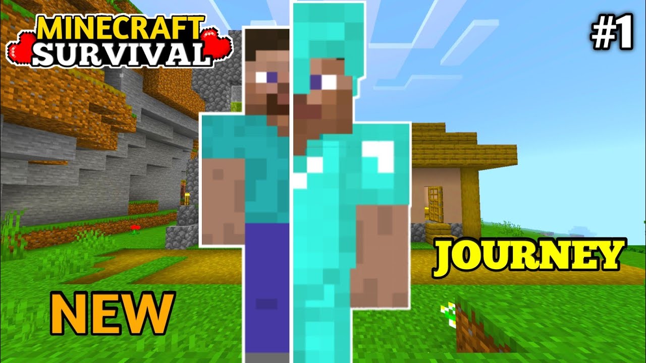 A new journey BEGIN 🤯!! Minecraft survival series ep:1 [in Hindi] # ...